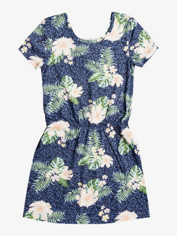 0 The Clouds - Short Sleeve Dress for Girls 4-16  ERGKD03159 Roxy