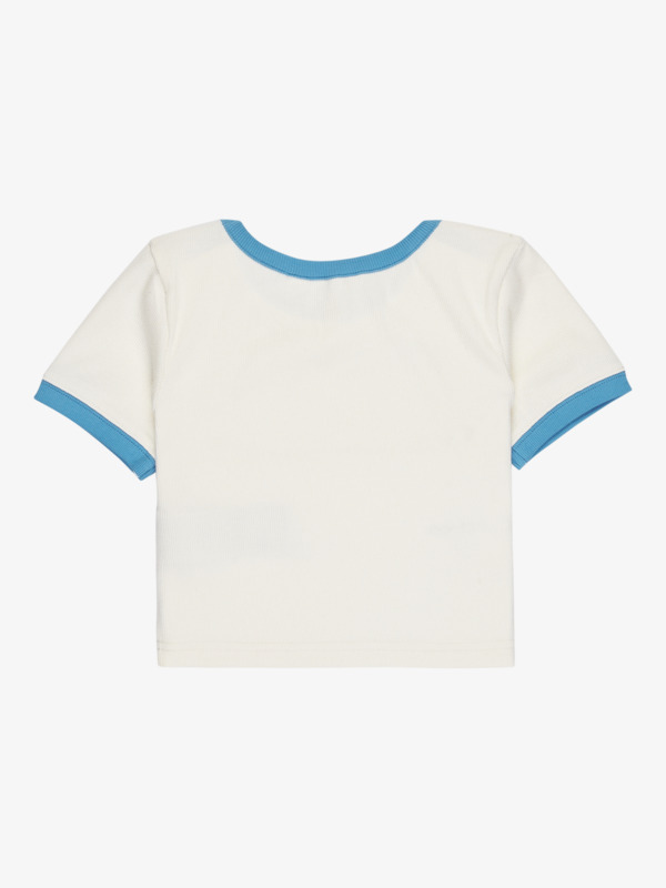 5 Hey Yeah Yeah - T-shirt slim para raparigas 4-16 Branco ERGKT03273 Roxy
