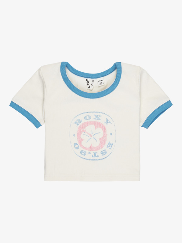 4 Hey Yeah Yeah - T-shirt slim para raparigas 4-16 Branco ERGKT03273 Roxy