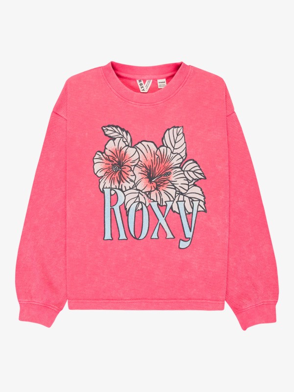 0 Eastside Midweight - Long Sleeve T-Shirt for Girls 4-16 Pink ERGKT03286 Roxy