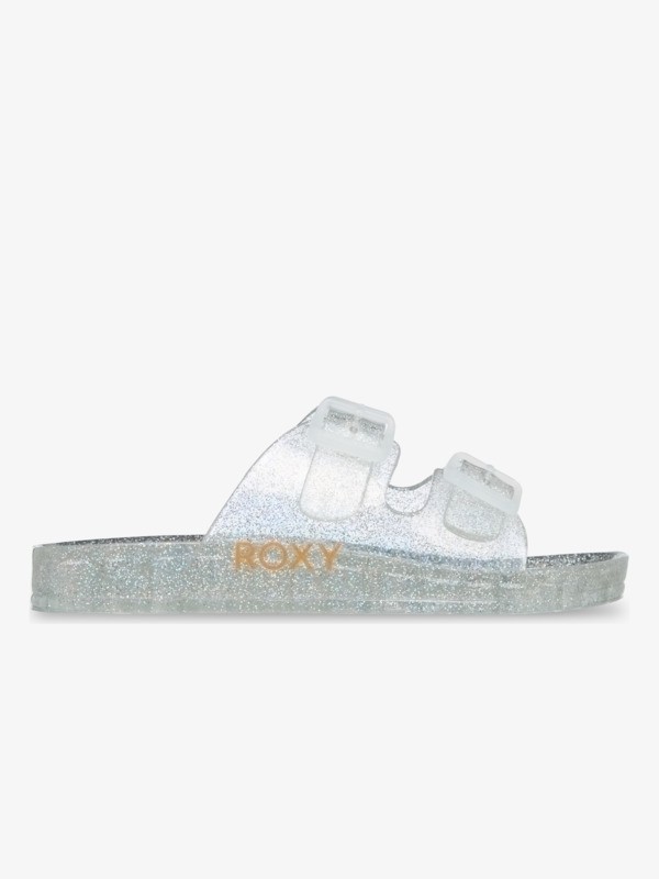1 Rg Kattie Glitter - Sandals for Girls Grey ERGL100010 Roxy