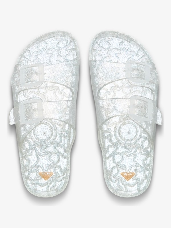 3 Rg Kattie Glitter - Sandals for Girls Grey ERGL100010 Roxy