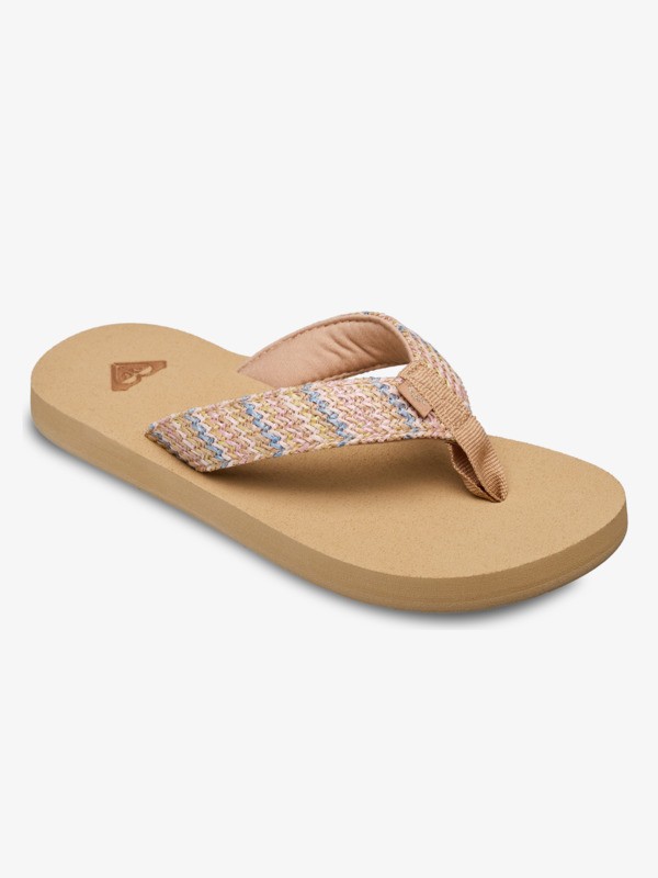 0 Rg Porto Raffia - Sandales pour Fille Bleu ERGL100016 Roxy