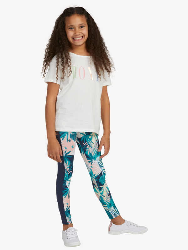 Girl Go Further Legging de sport pour Fille Roxy