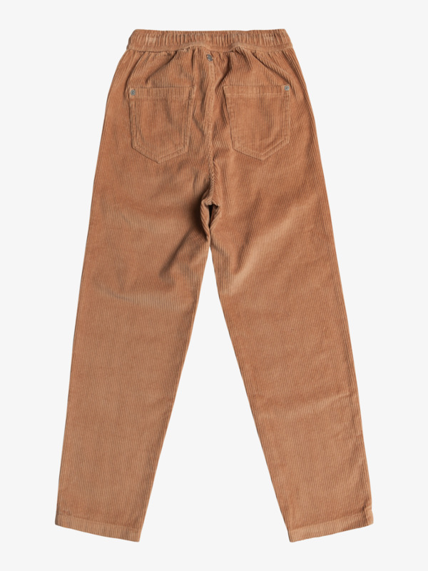 1 Thousand Stars - Pantaloni di velluto da Ragazza 4-16 Brown ERGNP03127 Roxy