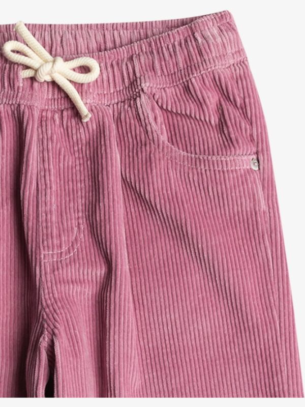 7 Thousand Stars - Pantaloni di velluto da Ragazza 4-16 Purple ERGNP03127 Roxy