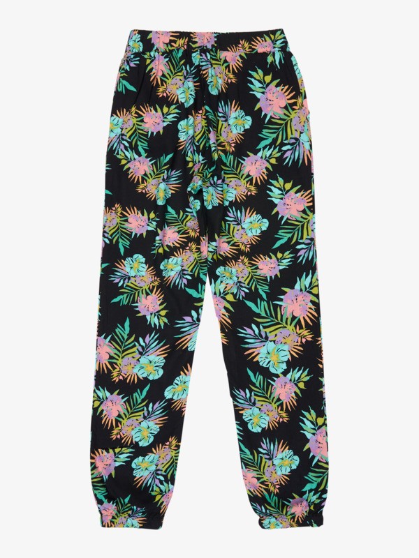 In Da Club - Elastic Waist Joggers for Girls 4 - 16 ERGNP03130 1 In Da Club - Bas de survêtement à taille élastique pour Filles 4-16 ans  ERGNP03130 Roxy