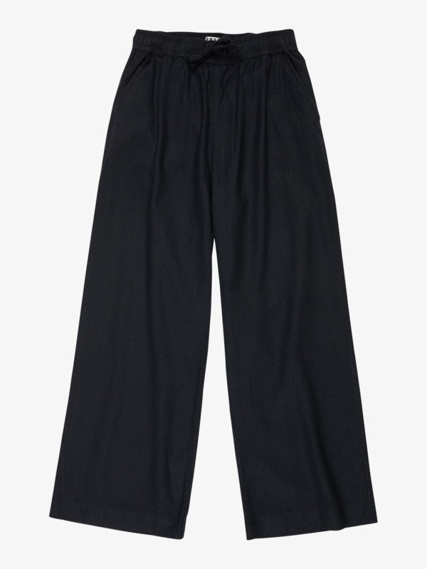 0 Lekeitio Break - Elastic Waist Pants for Girls 4 - 16 Black ERGNP03134 Roxy