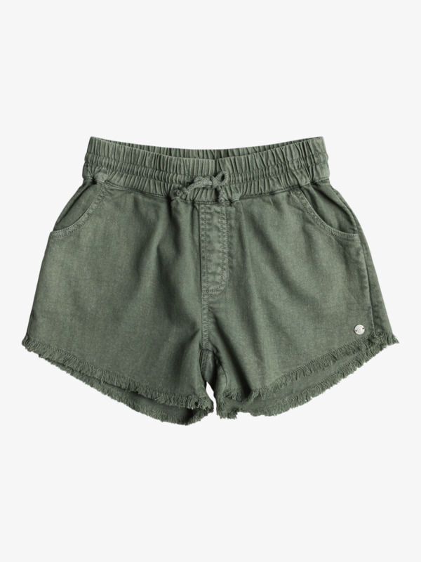 7 Scenic Route - Short met elastische taille voor Meisjes 4-16 Green ERGNS03161 Roxy