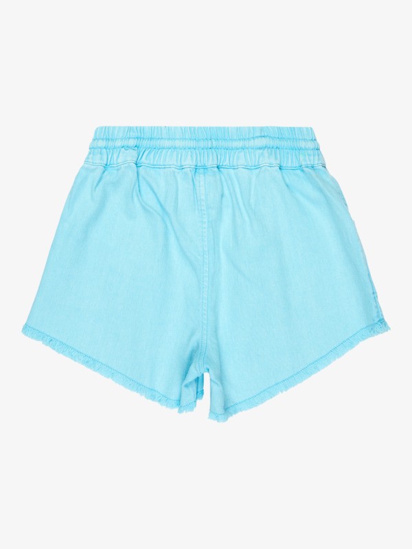 1 Scenic Route - Elastic Waist Shorts for Girls 4 - 16 Blue ERGNS03187 Roxy