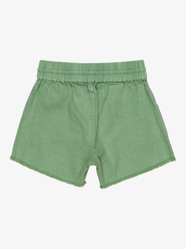 1 Scenic Route - Elastic Waist Shorts for Girls 4 - 16 Green ERGNS03187 Roxy