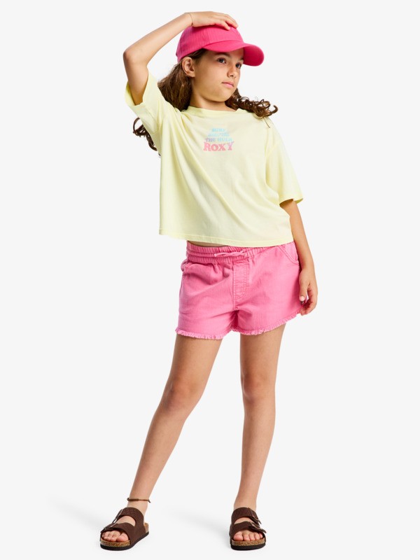 1 Scenic Route - Short met Elastische Taille voor Meisjes 4-16  ERGNS03187 Roxy
