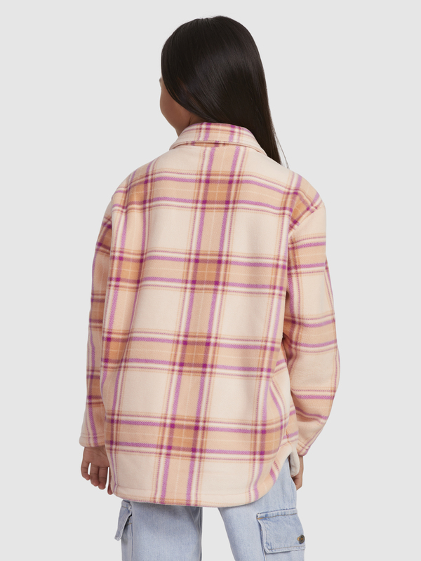 2 Autumn Goodbye - Fleece Overshirt for Girls 4-16  ERGPF03051 Roxy