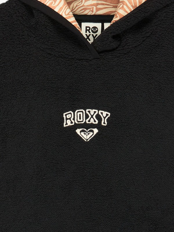 2 My Oh My - Fleece mit Kapuze für Mädchen 4-16 Schwarz ERGPF03081 Roxy