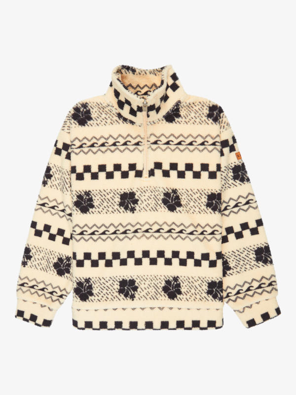 0 Calling All Mys - Polaire régulière à demi-zip pour Fille 4-16 Beige ERGPF03082 Roxy