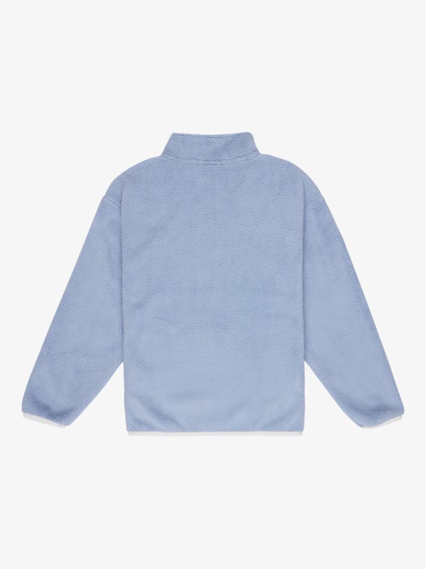 1 Lucky - Polarfleece mit Reißverschlusskragen für Mädchen 4-16 Blau ERGPF03083 Roxy