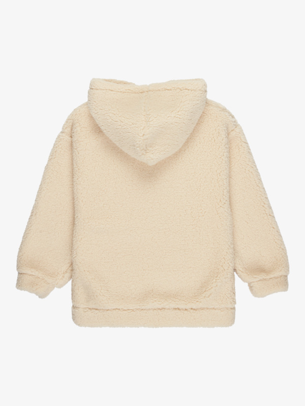1 Back To - Pile vestibilità relaxed con cappuccio da Ragazza 4-16 Beige ERGPF03086 Roxy