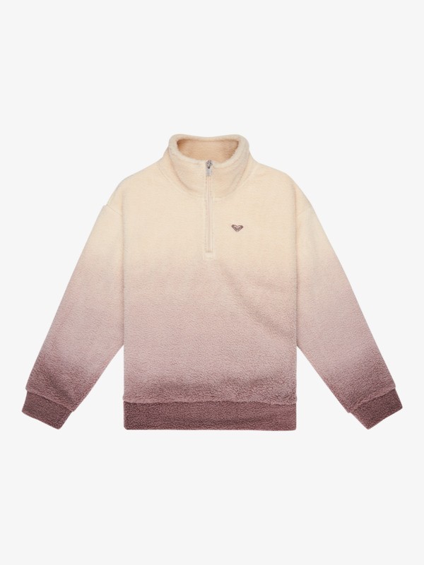 3 Calling All Mys Gradient - Half Zip Fleece for Girls 4-16 Red ERGPF03089 Roxy