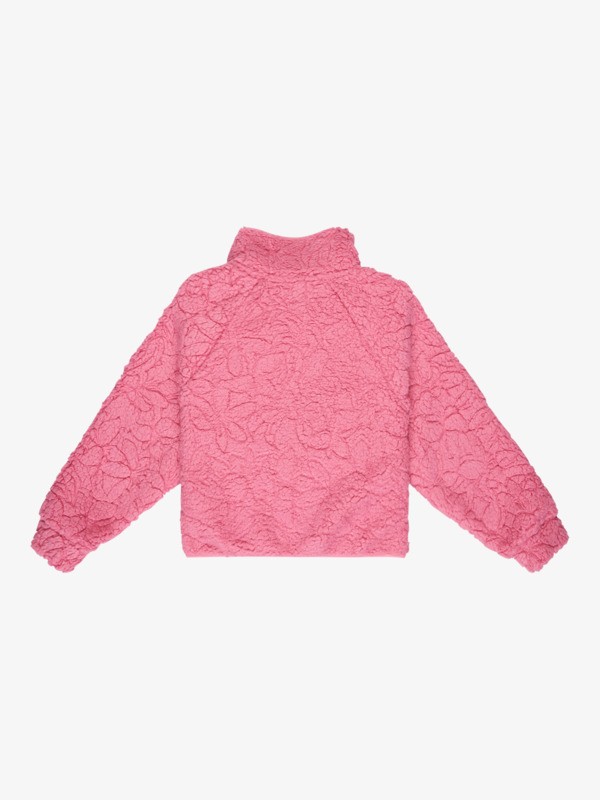 1 Blurry Cloud - Felpa con mezza cerniera da Ragazza 4-16 Pink ERGPF03091 Roxy