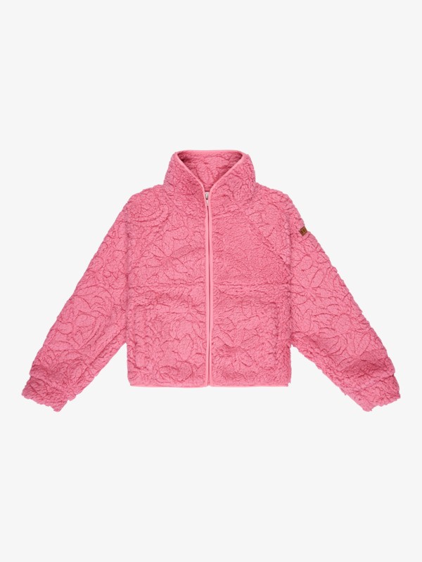 0 Blurry Cloud - Felpa con mezza cerniera da Ragazza 4-16 Pink ERGPF03091 Roxy
