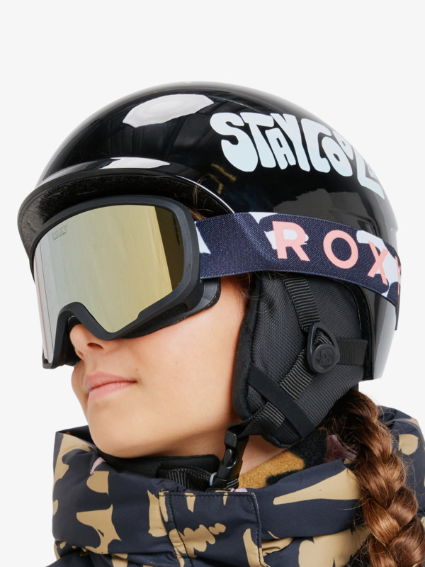 1 Missy - Máscara de esquí y snowboard para chicas Negro ERGTG03026 Roxy