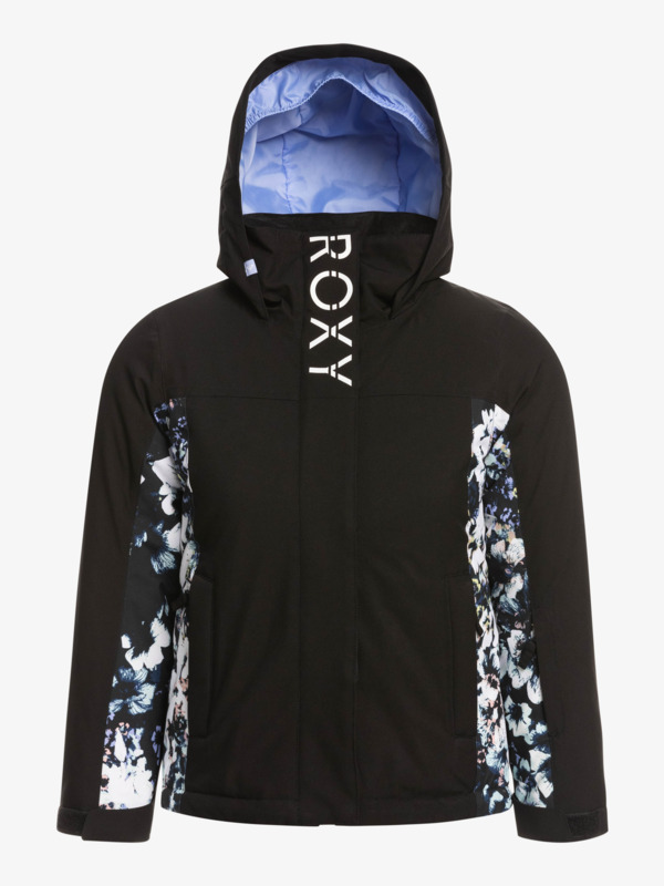 3 Galaxy - Isolierte Schneejacke für Mädchen Schwarz ERGTJ03136 Roxy
