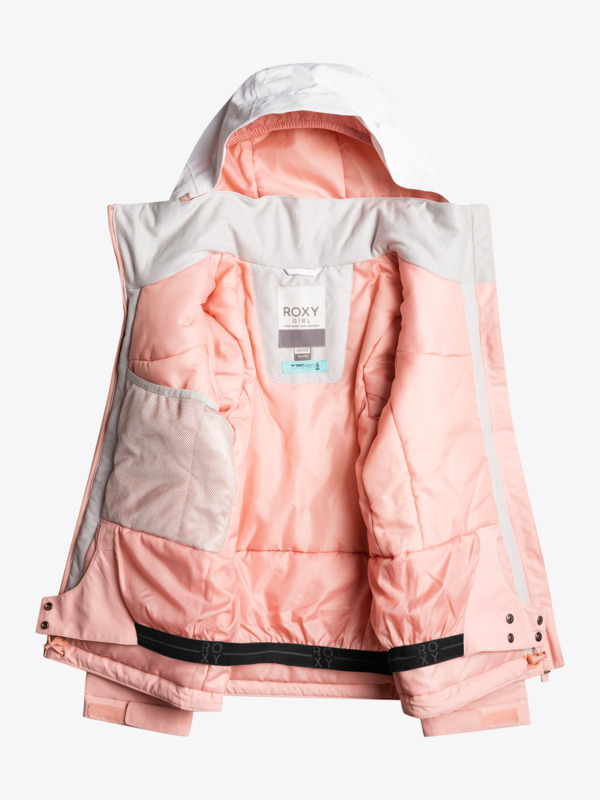 0 Whist - Geïsoleerd Snowjack voor Meisjes White ERGTJ03138 Roxy
