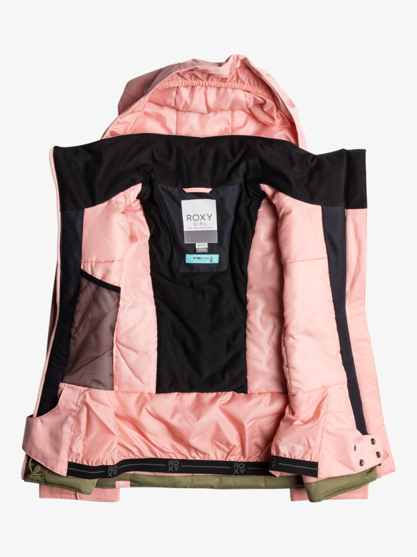 0 Free Jet Block - Veste de snow technique pour Fille Beige ERGTJ03141 Roxy