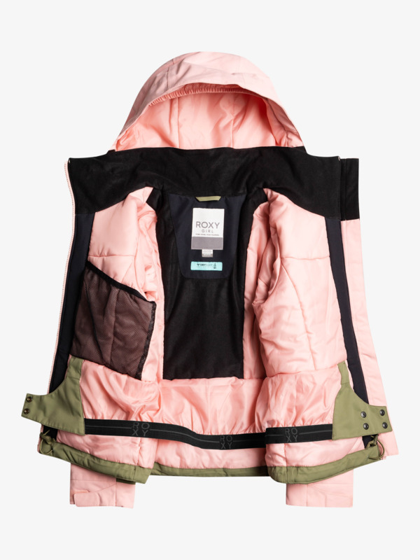 1 Free Jet Block - Veste de snow technique pour Fille Beige ERGTJ03141 Roxy
