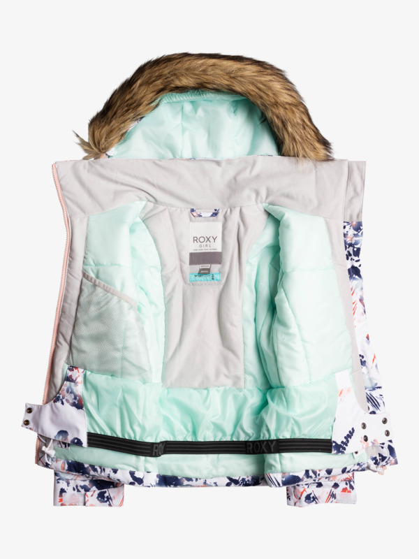 0 Jet Ski - Veste de snow technique pour Fille Blanc ERGTJ03142 Roxy