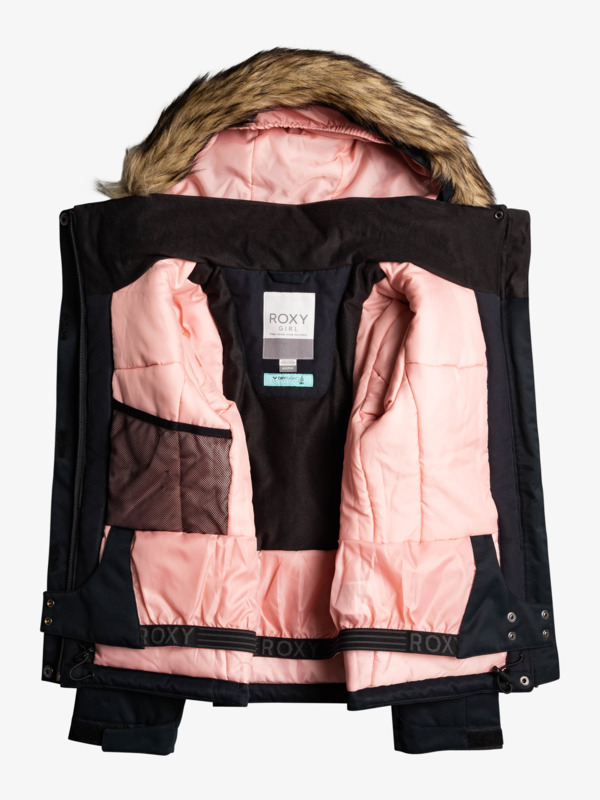 0 Meade - Insulated Snow Jacket for Girls Black ERGTJ03143 Roxy