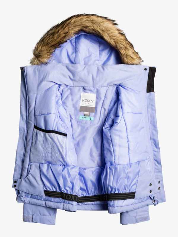 0 Meade - Geïsoleerd Snowjack voor Meisjes Purple ERGTJ03143 Roxy