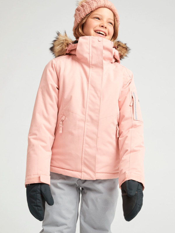 0 Meade - Chaqueta snow con aislante para Chicas Rosa ERGTJ03143 Roxy