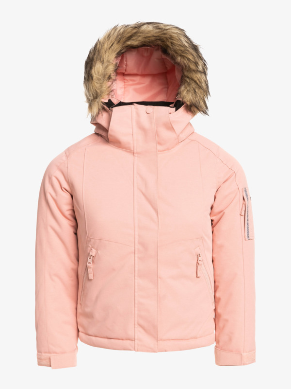 4 Meade - Chaqueta snow con aislante para Chicas Rosa ERGTJ03143 Roxy