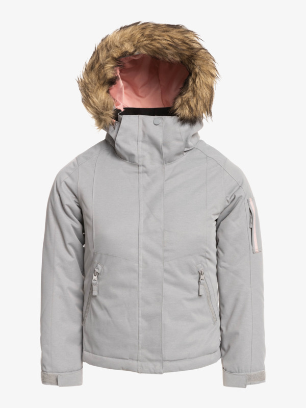 0 Meade - Veste de snow isolante pour Fille Gris ERGTJ03143 Roxy
