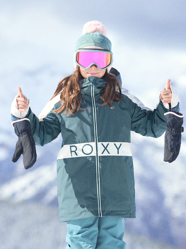 0 Snowmist - Snowboardjack voor Meisjes 8-16 Blue ERGTJ03174 Roxy