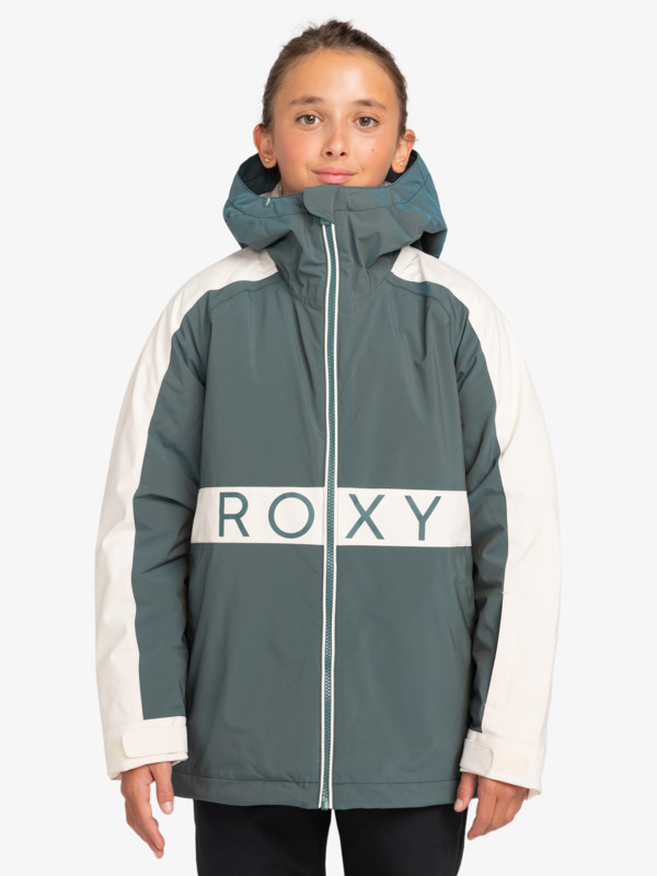 4 Snowmist - Giacca da Snowboard da Ragazza 8-16 Blue ERGTJ03174 Roxy