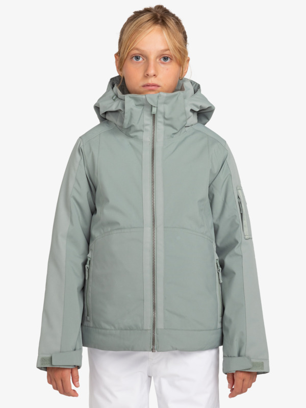 0 Meade - Snow Jacket for Girls 8 - 16 Green ERGTJ03175 Roxy