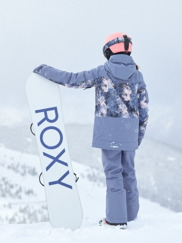 2 Dawnrae - Snowboardjack in parkastijl voor Meisjes 8-16 Blue ERGTJ03184 Roxy