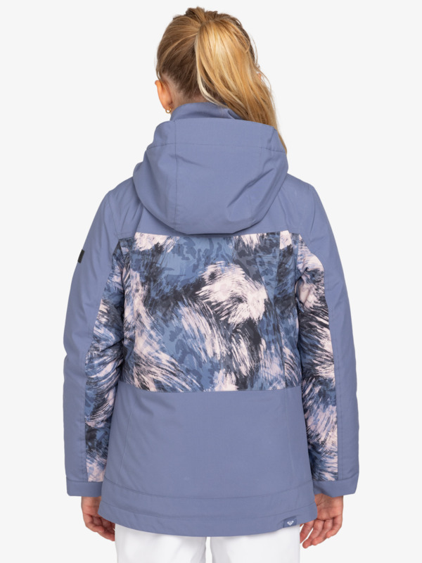 5 Dawnrae - Snowboardjack in parkastijl voor Meisjes 8-16 Blue ERGTJ03184 Roxy