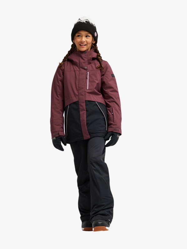 6 Dawnrae Parka - Chaqueta técnica snow para chicas 8-16 Rojo ERGTJ03190 Roxy