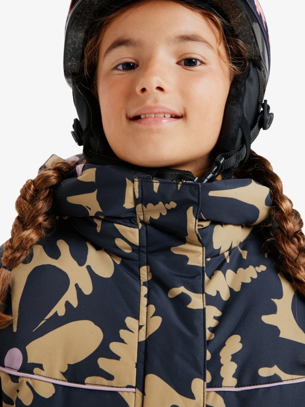3 Askamoon 15K - Technisch Snowjack voor Meisjes 8-16 Beige ERGTJ03191 Roxy