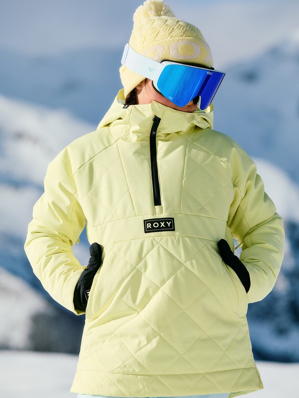 1 Radiant Lines Overhead 10K - Technisch Snowjack voor Meisjes 8-16 Yellow ERGTJ03194 Roxy