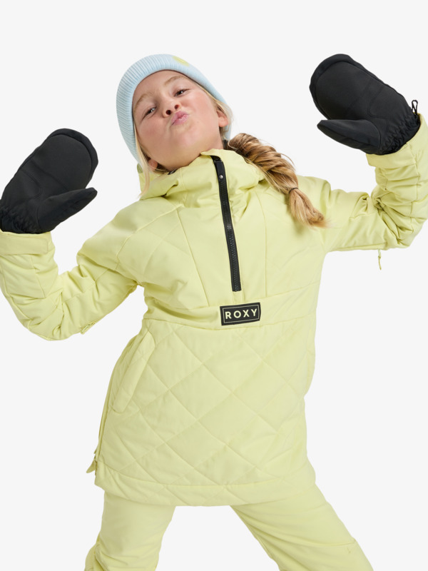 2 Radiant Lines Overhead 10K - Technisch Snowjack voor Meisjes 8-16 Yellow ERGTJ03194 Roxy