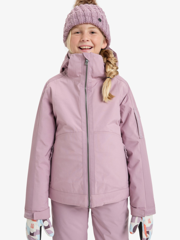 0 Meade 10K - Technisch Snowjack voor Meisjes 8-16 Pink ERGTJ03196 Roxy