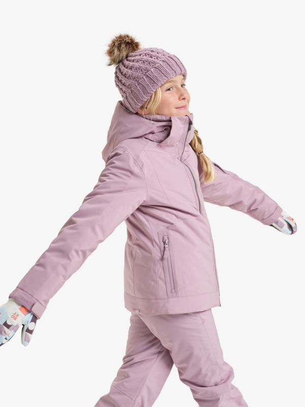 1 Meade 10K - Technisch Snowjack voor Meisjes 8-16 Pink ERGTJ03196 Roxy