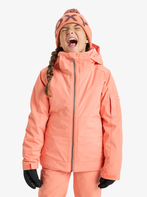 Meade 10K M dchen 8 16 Orange Funktionelle Snow Jacke Roxy Meade 10K M dchen 8 16 Orange Funktionelle Snow Jacke Roxy
