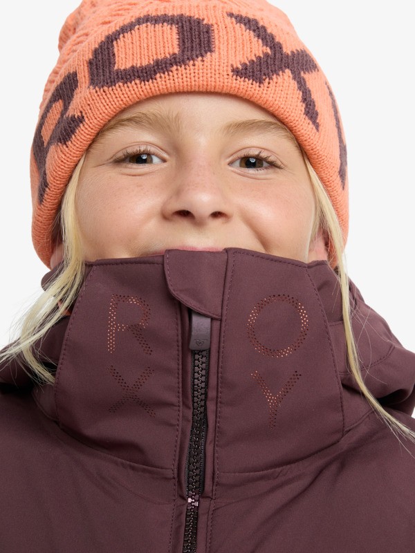 9 Free Jet Block 10K - Funktionelle Snow-Jacke mit Kapuze für Mädchen 8-16 Rosa ERGTJ03197 Roxy
