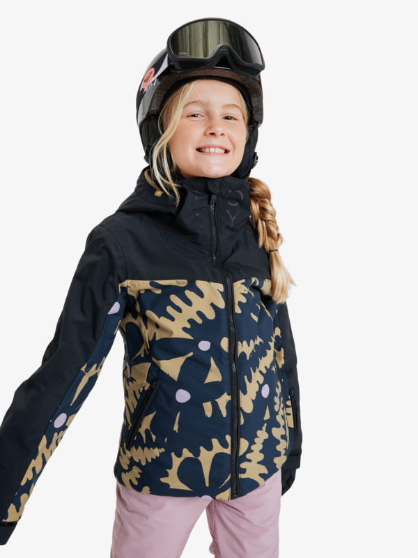 1 Free Jet Block - Chaqueta técnica snow para chicas 8-16 Beige ERGTJ03197 Roxy