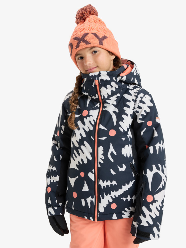 0 Free Jet - Technical Snow Jacket for Girls 8-16 Black ERGTJ03198 Roxy
